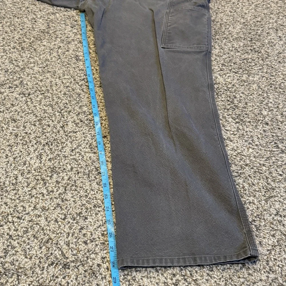 Carhartt Rugged Flex Relaxed Fit Duck Utility Gray Work Pants Men's 40x30